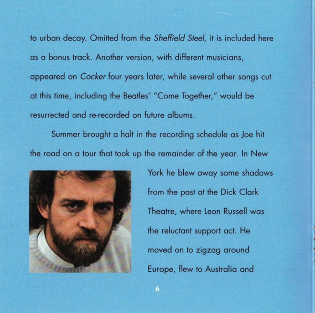 Joe Cocker – Sheffield Steel (Bonus Tracks, Remastered CD)