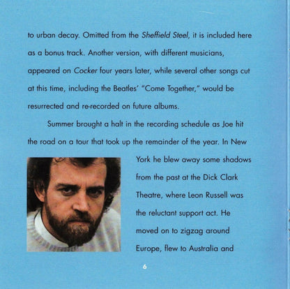 Joe Cocker – Sheffield Steel (Bonus Tracks, Remastered CD)