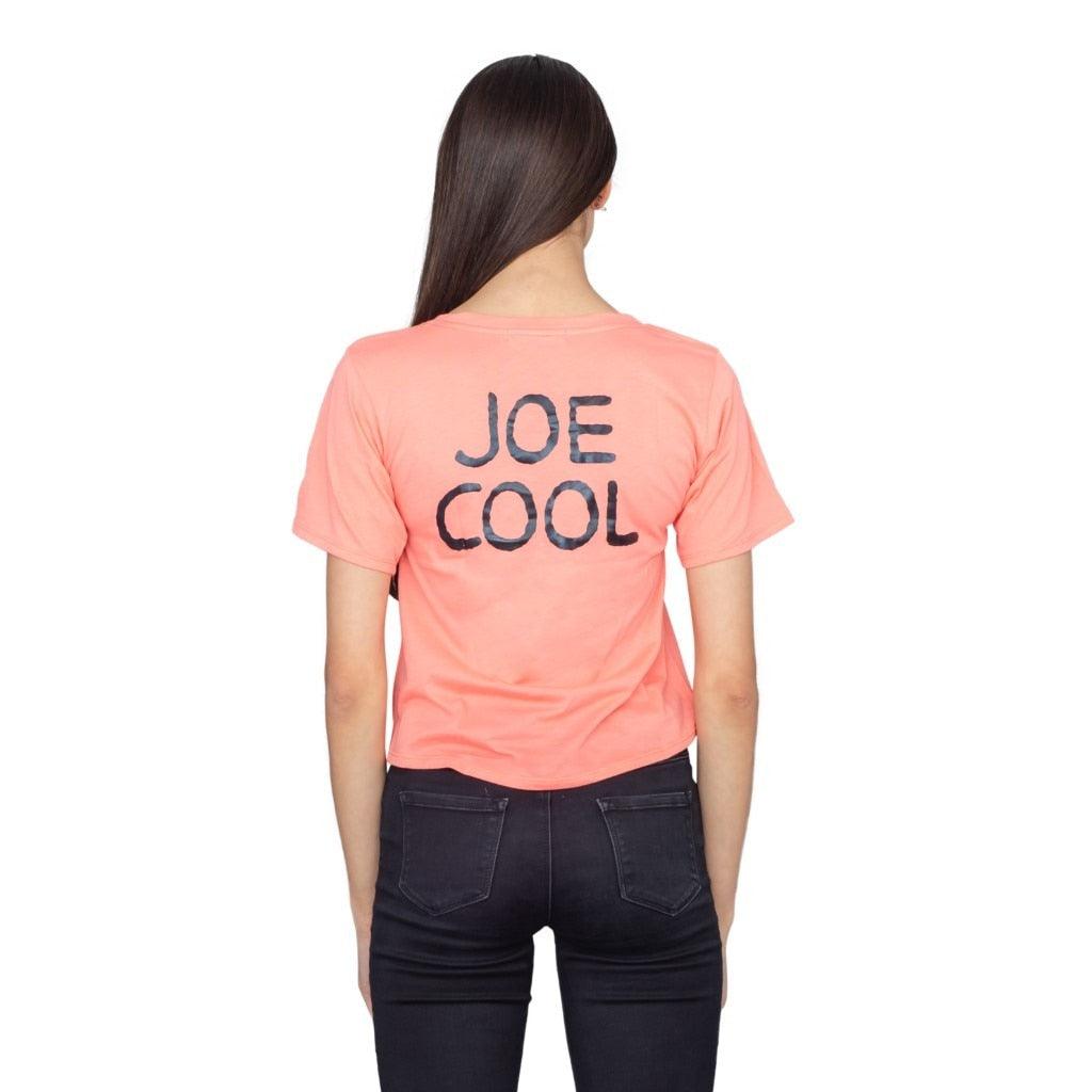 Joe Cool Snoopy Cropped Peach T-shirt