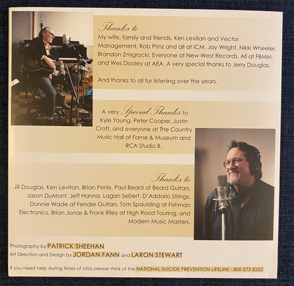 John Hiatt with The Jerry Douglas Band – Leftover Feelings (Limited Edition Blue Marble LP Vinyl) Vinyl Record