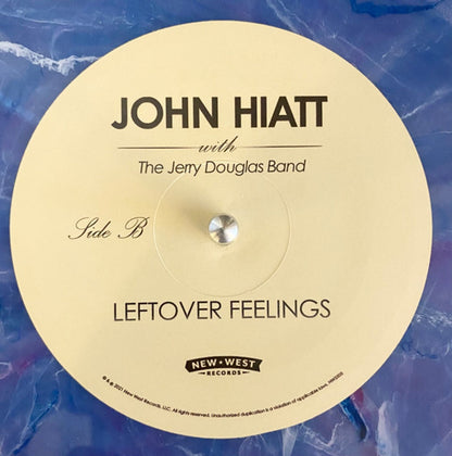 John Hiatt with The Jerry Douglas Band – Leftover Feelings (Limited Edition Blue Marble LP Vinyl) Vinyl Record