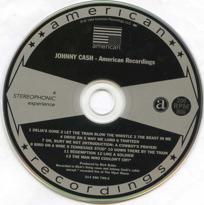Johnny Cash – American Recordings Music CD