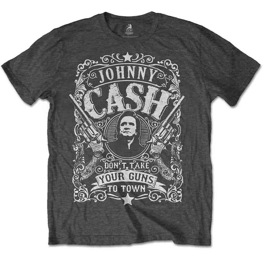Johnny Cash Don't take your guns to town [T-Shirt] Officially Licensed