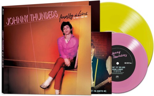Johnny Thunders - Finally Alone - The Sticks & Stones Tapes - YELLOW/ PINK [Vinyl] Vinyl Record