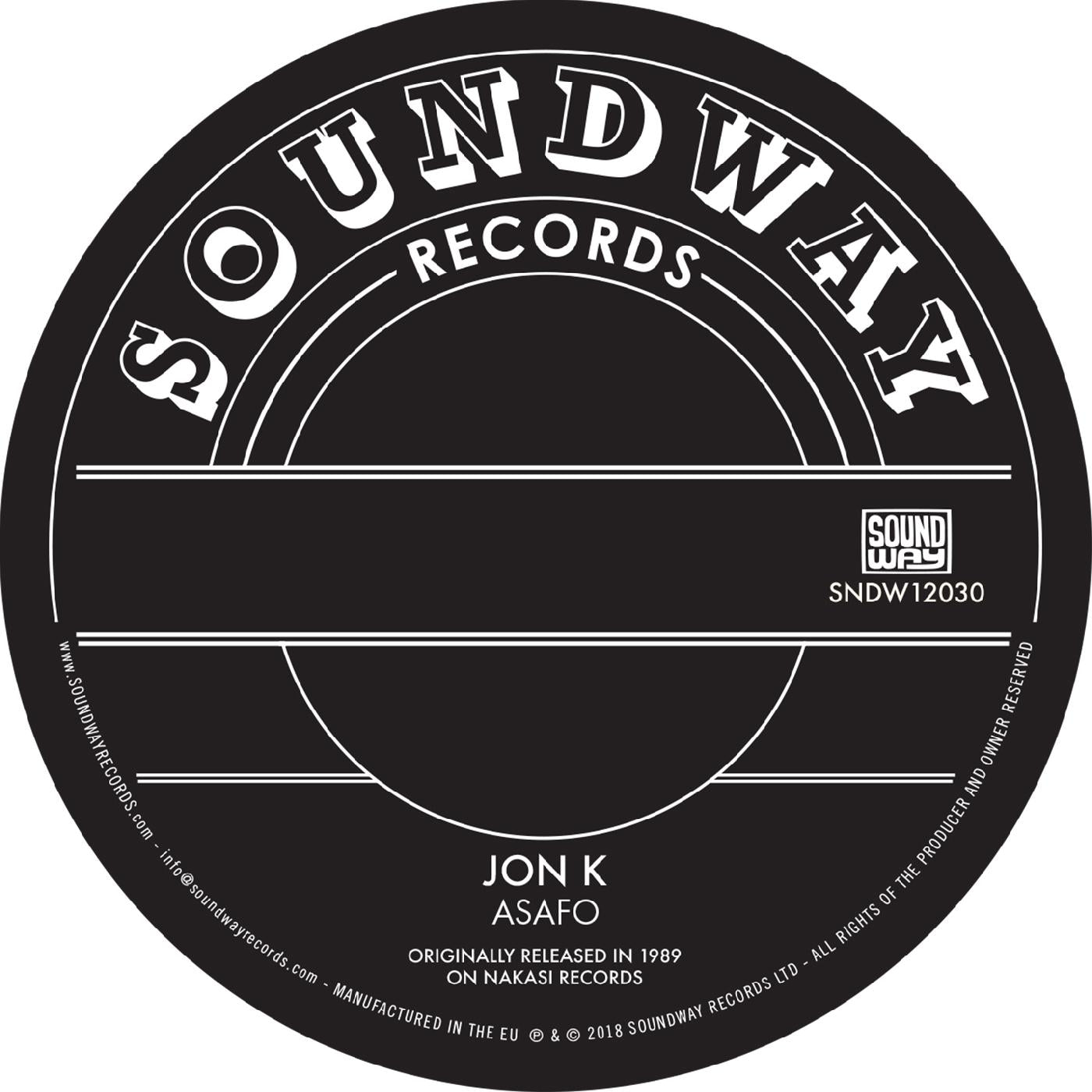 Jon K / Pat Thomas - Asafo / Enye Woa Vinyl Record