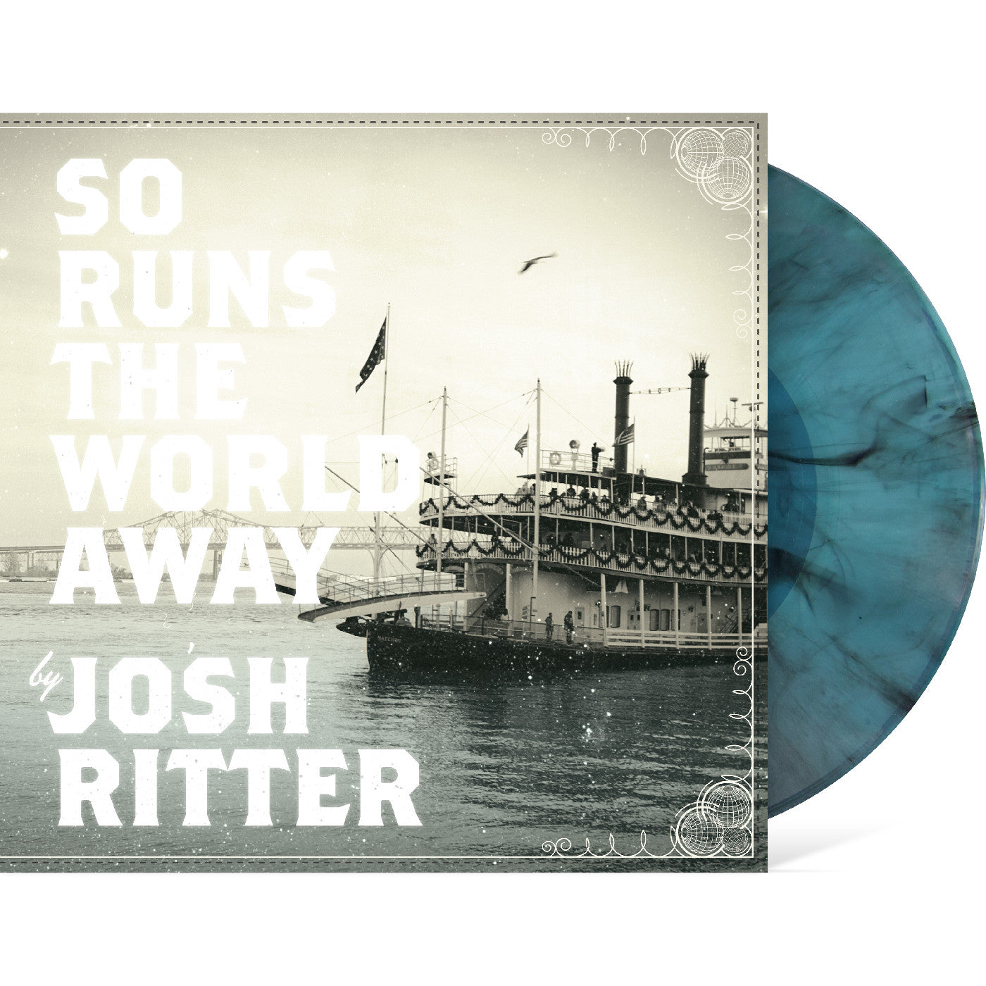 Josh Ritter - So Runs The World Away (Seaglass With Black Swirl Vinyl) [Vinyl] Vinyl Record