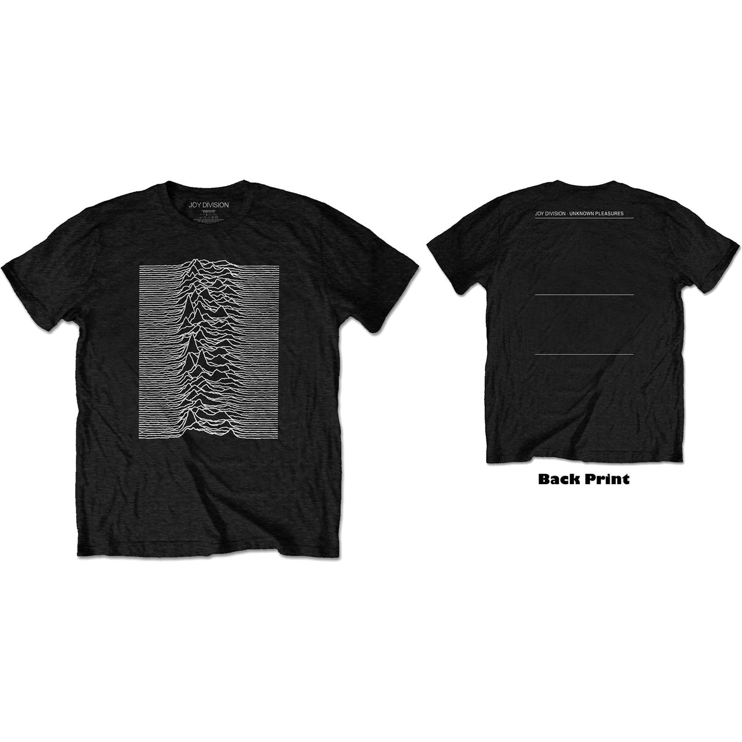 Joy Division Unknown Pleasures Mens T Shirt Black Officially Licensed