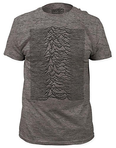 Joy Division Unknown Pleasures Mens T-shirt Officially Licensed