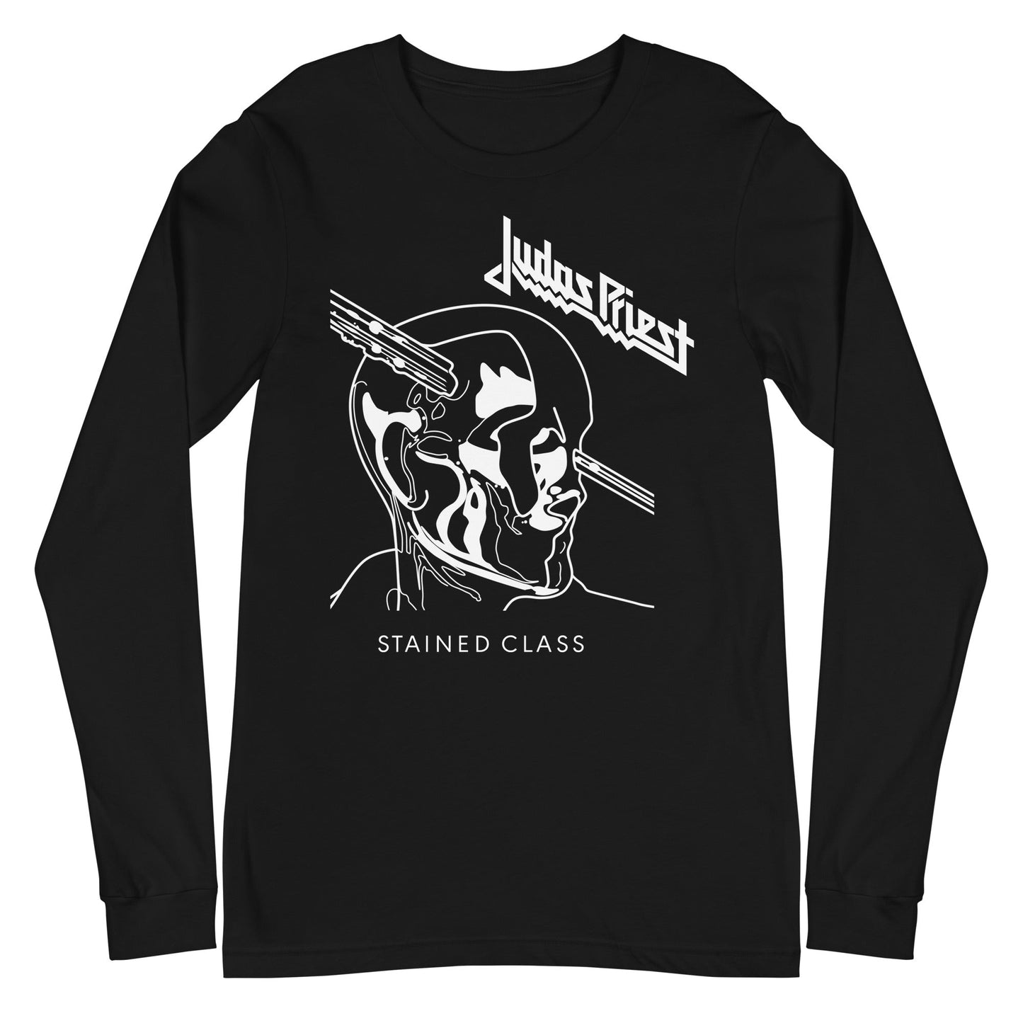 Judas Priest Stained Class Mens Long Sleeve Shirt Black