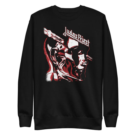 Judas Priest Look Right Mens Sweatshirt Black