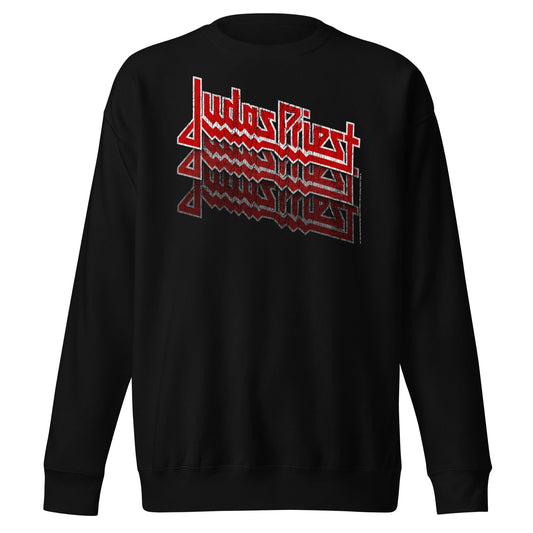 Judas Priest Triple Vision Logo Mens Sweatshirt Black