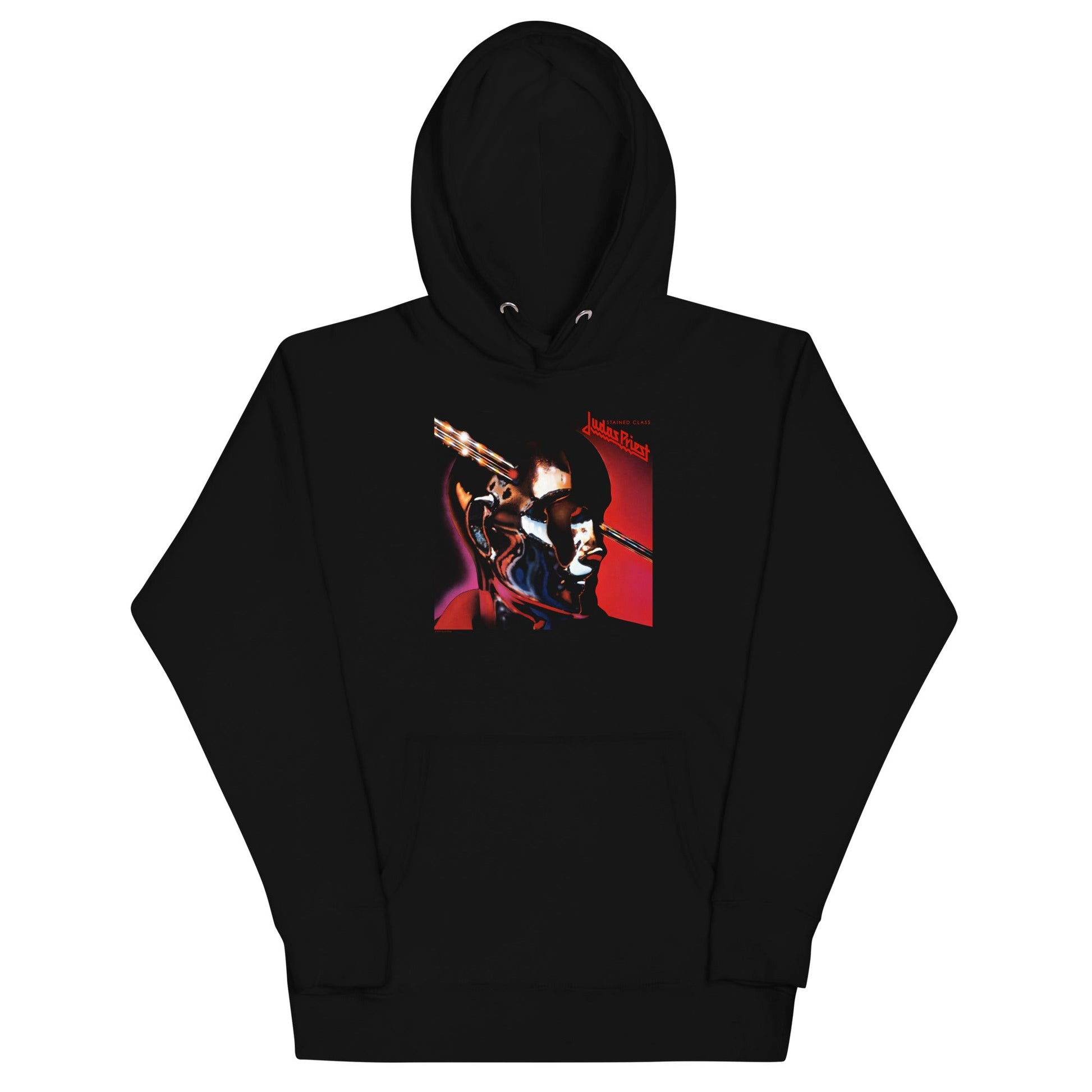 Judas Priest Racing Downhill Mens Officially Licensed Hoodie Black