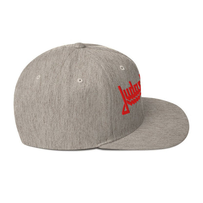 Judas Priest Electric Logo Grey Snapback Hat Grey Officially Licensed