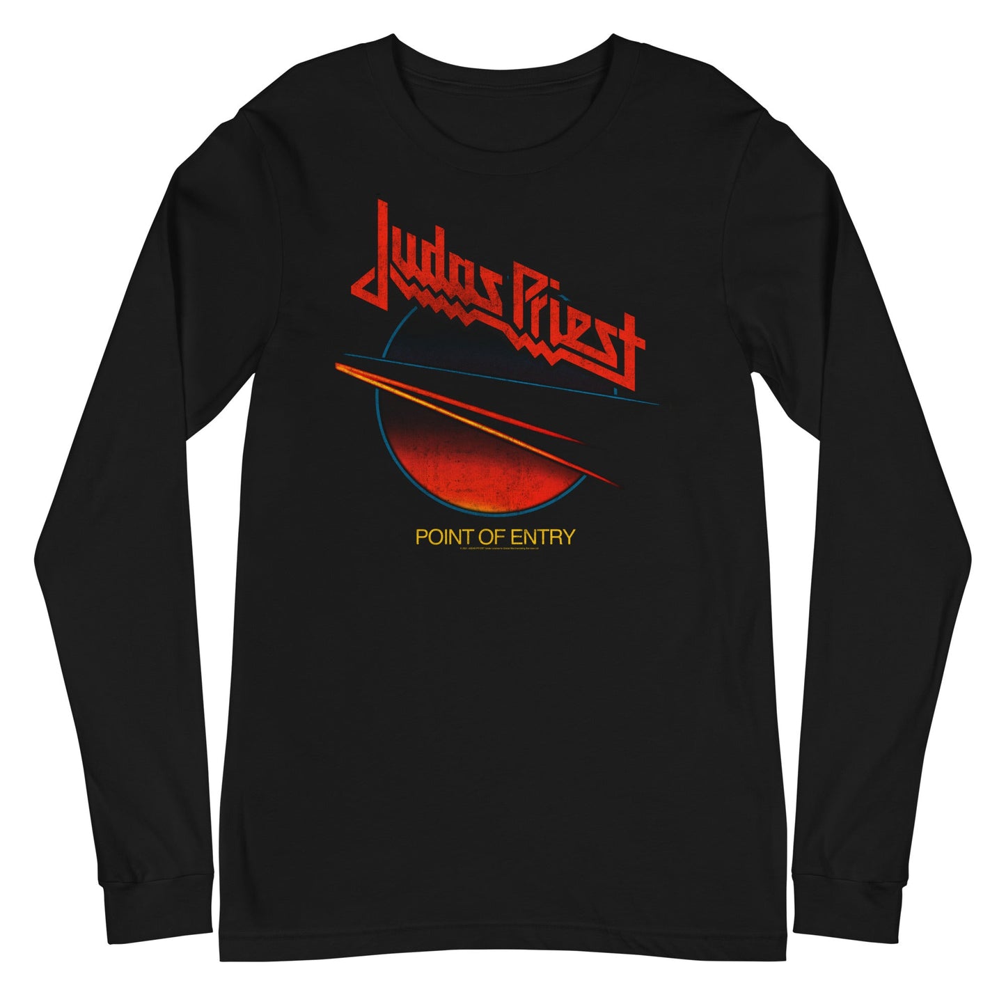 Judas Priest Redeemer of Souls Mens Long Sleeve Shirt Black