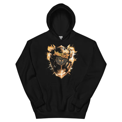 Judas Priest Panic Attack Officially Licensed Hoodie Sweatshirt Black