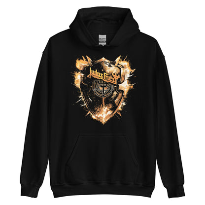 Judas Priest Panic Attack Officially Licensed Hoodie Sweatshirt Black