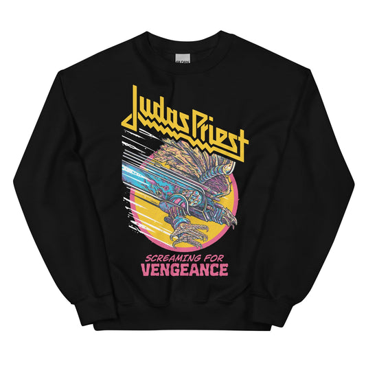 Judas Priest 8th Studio Album Officially Licensed Crewneck Sweatshirt Black