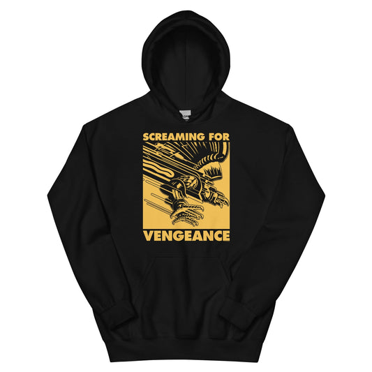 Judas Priest Golden Screaming for Vengeance Officially Licensed Hoodie Sweatshirt Black