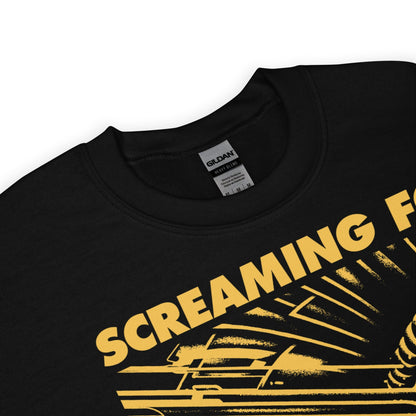 Judas Priest Golden Screaming For Vengeance Officially Licensed Crewneck Sweatshirt Black