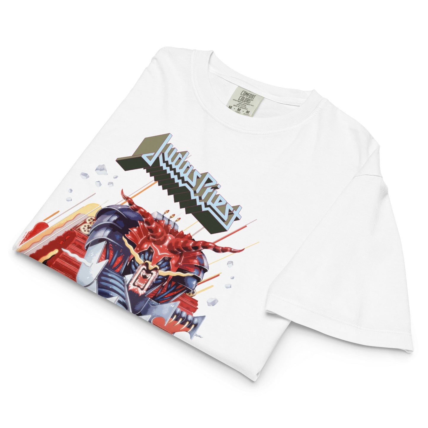 Judas Priest Painkiller Mineral Wash Womens Crop Top Shirt