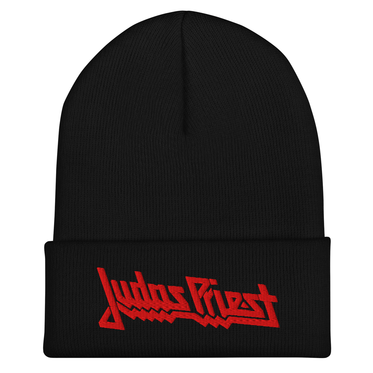 Judas Priest Embroidered Logo Beanie Hat Black Officially Licensed