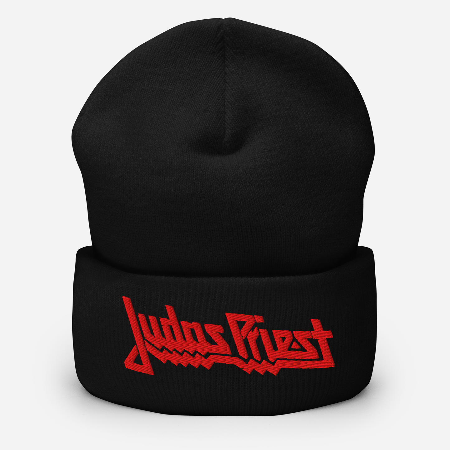 Judas Priest Embroidered Logo Beanie Hat Black Officially Licensed