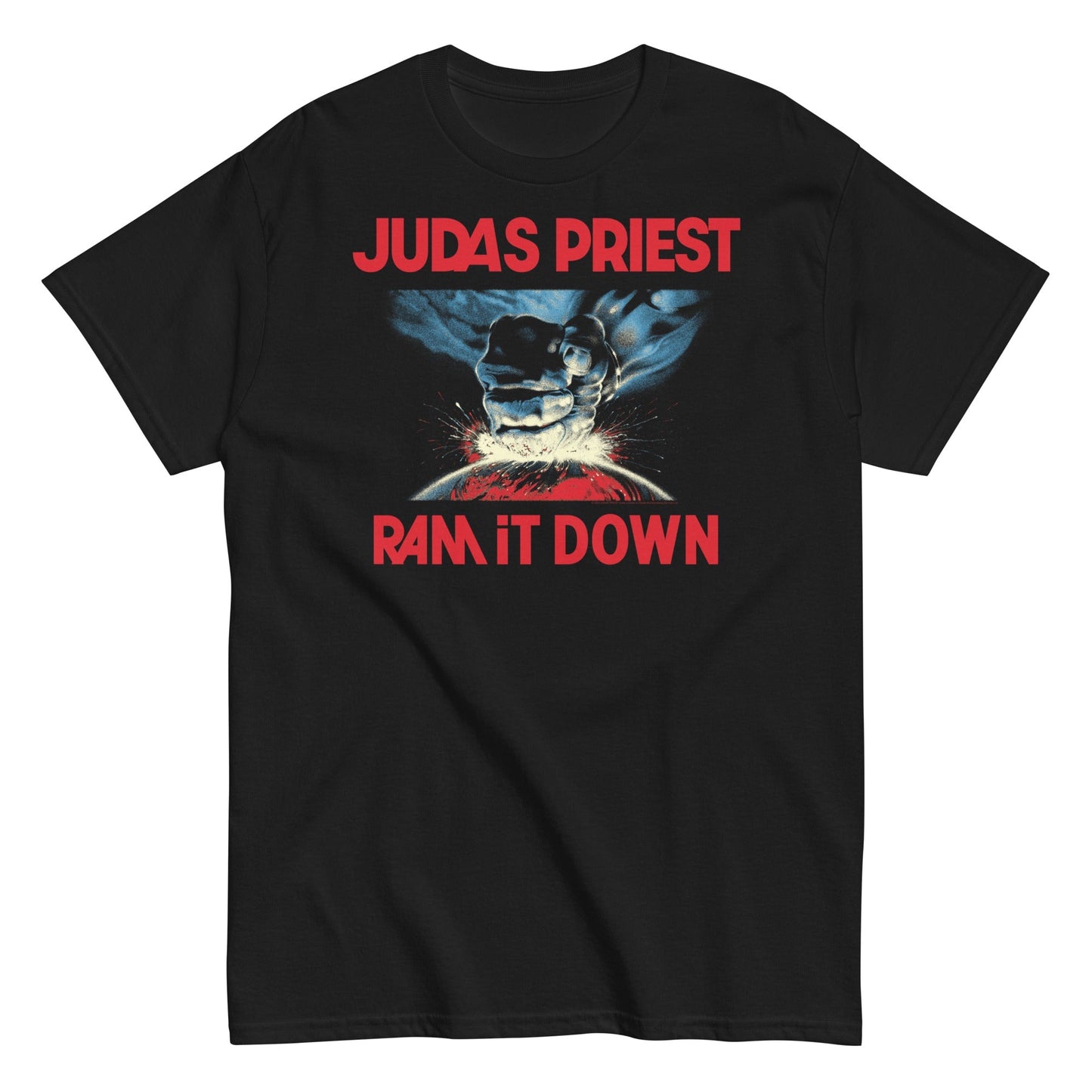 Judas Priest Ram Bigger Mens T Shirt Black