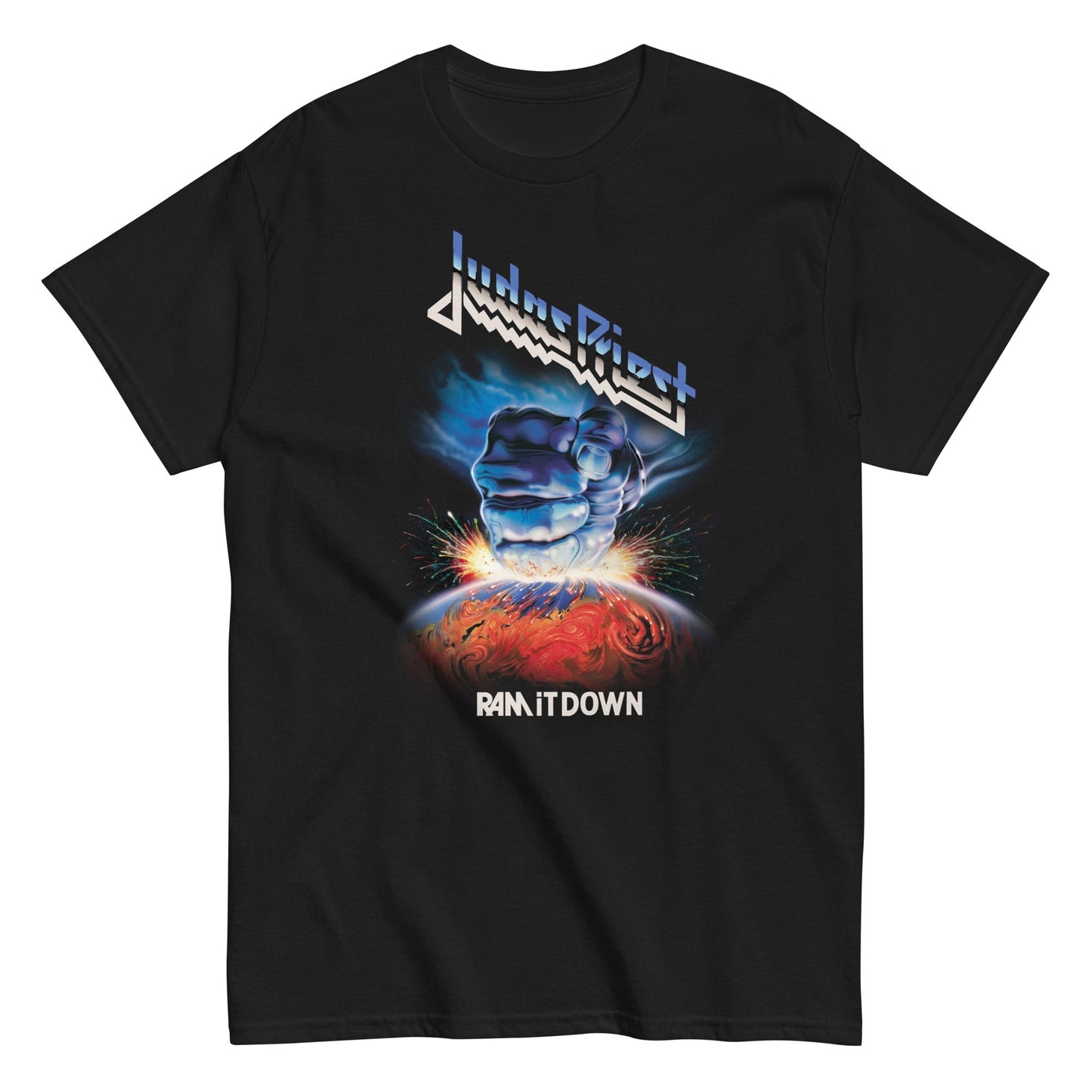 Judas Priest Ram It Down Mens T Shirt Black