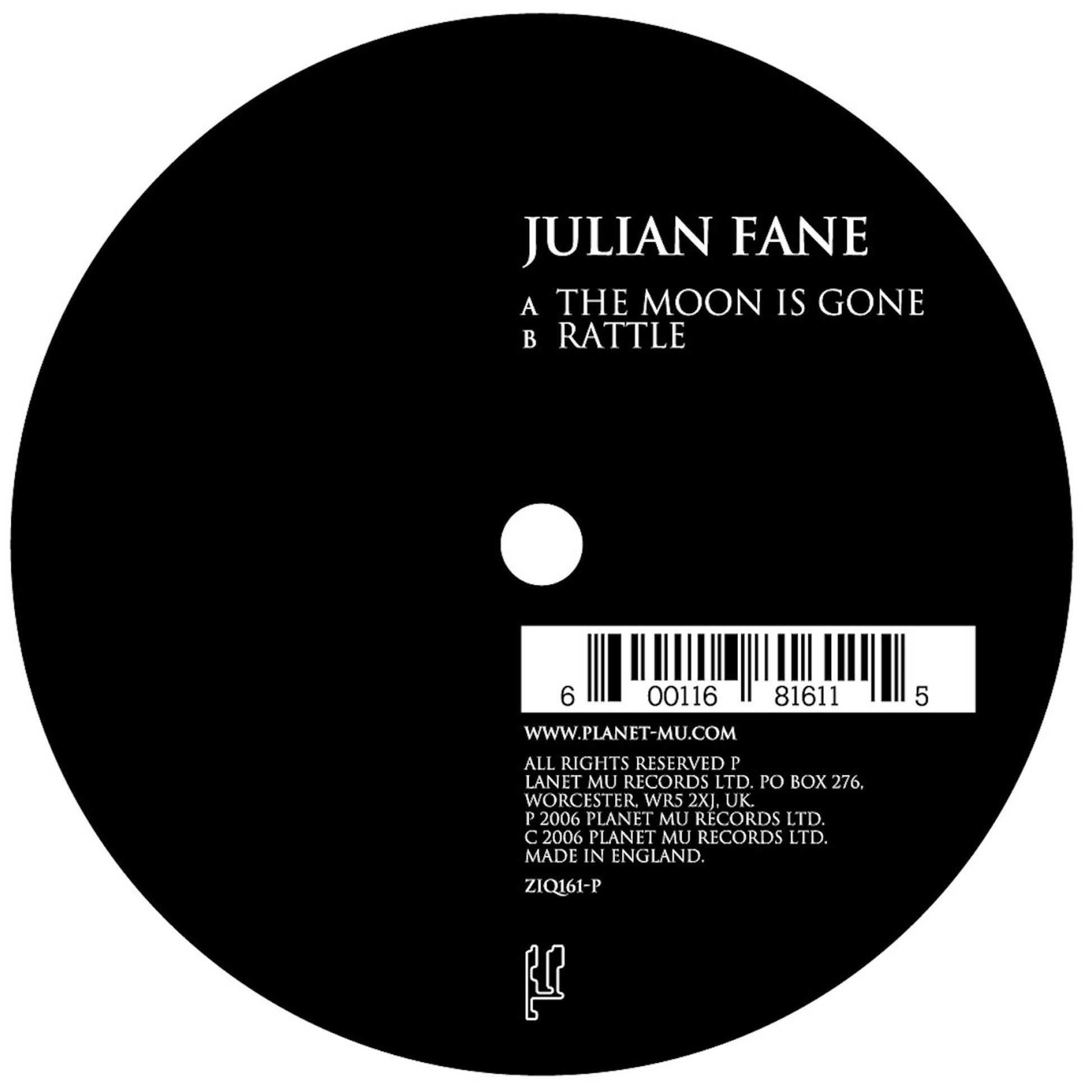 Julian Fane - The Moon Is Gone - 7" Vinyl Record