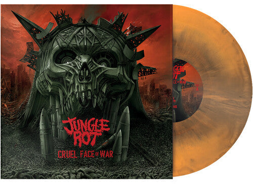 Jungle Rot - Cruel Face Of War [Black, Orange] [Vinyl] Vinyl Record