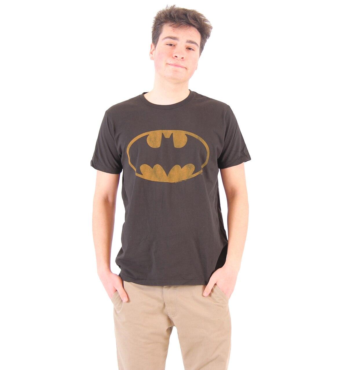 Junk Food Batman Distressed Logo T-shirt