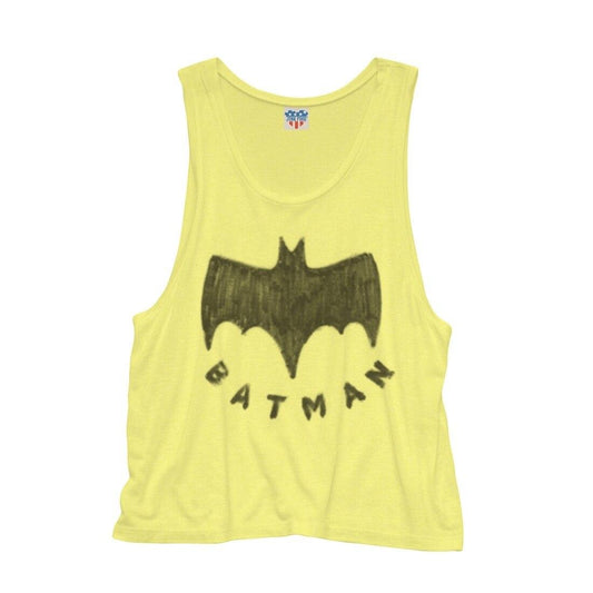 Junk Food Batman Logo Juniors Tank Top