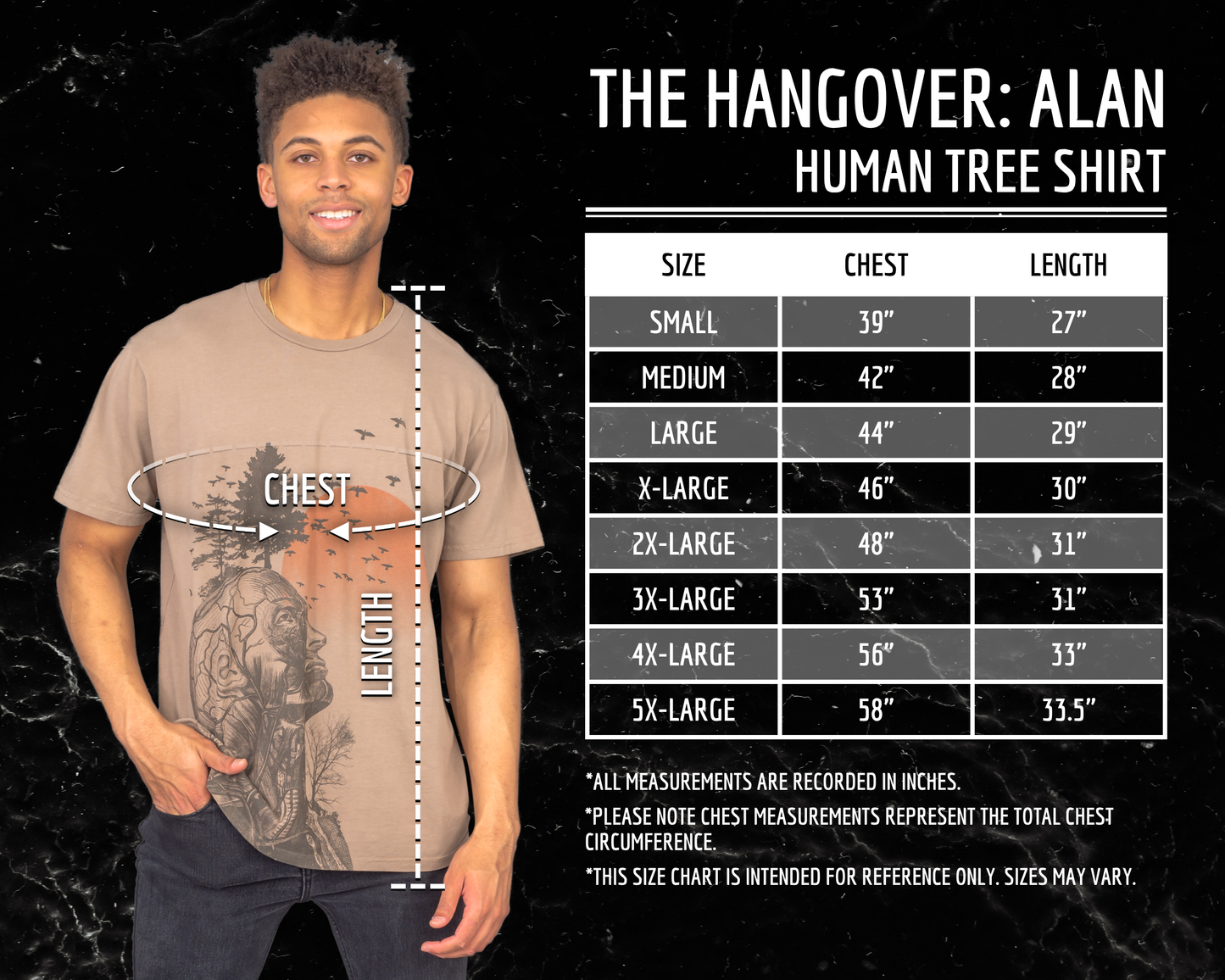 Hangover Character Human Tree Halloween Costume Cosplay Set