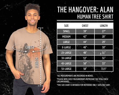 Hangover Character Human Tree Halloween Costume Cosplay Set