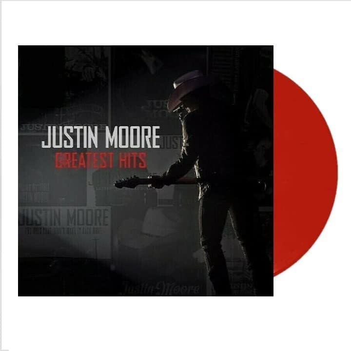 Justin Moore - Greatest Hits (Colored Vinyl, Translucent Red, Gatefold LP Jacket) Vinyl Record