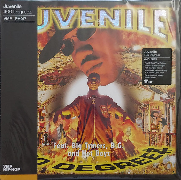 Juvenile (2) 400 Degreez Cash Money Records, Universal Music Special Markets, Republic Records 2xLP, Album, Club, Ltd, RE, RP, Yel  Vinyl Record