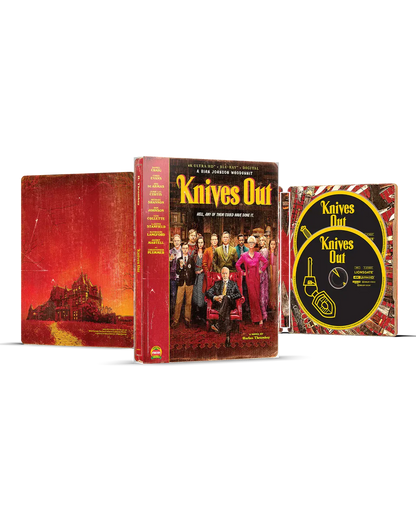 Knives Out - Limited Edition Steelbook (4K Ultra HD + Blu-ray + Digital)