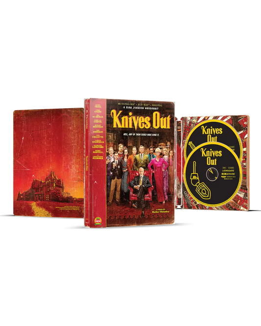 Knives Out - Limited Edition Steelbook (4K Ultra HD + Blu-ray + Digital)