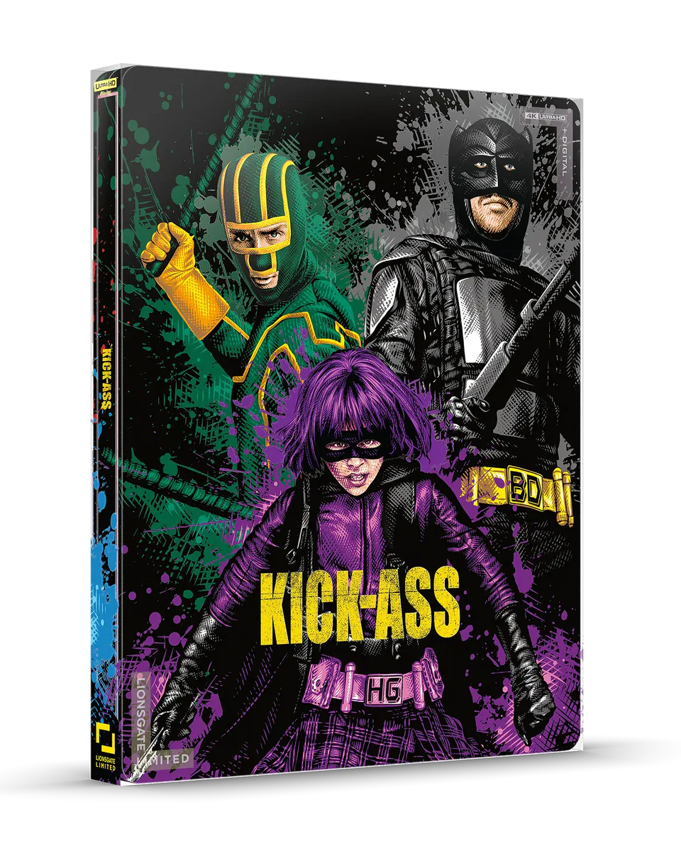 Kick-Ass: Unmasked Edition - Limited Edition Steelbook (4K UHD + Blu-ray + Digital)