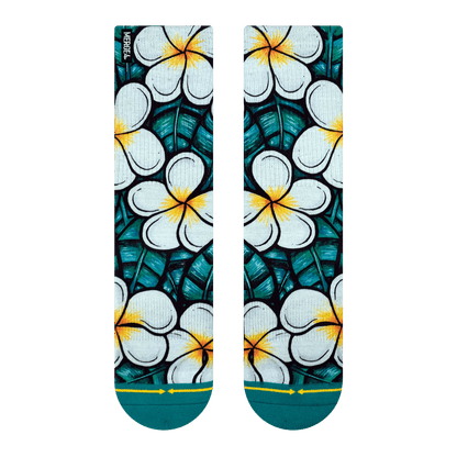 Flowers Adult Crew Socks Art By Kaia Myall