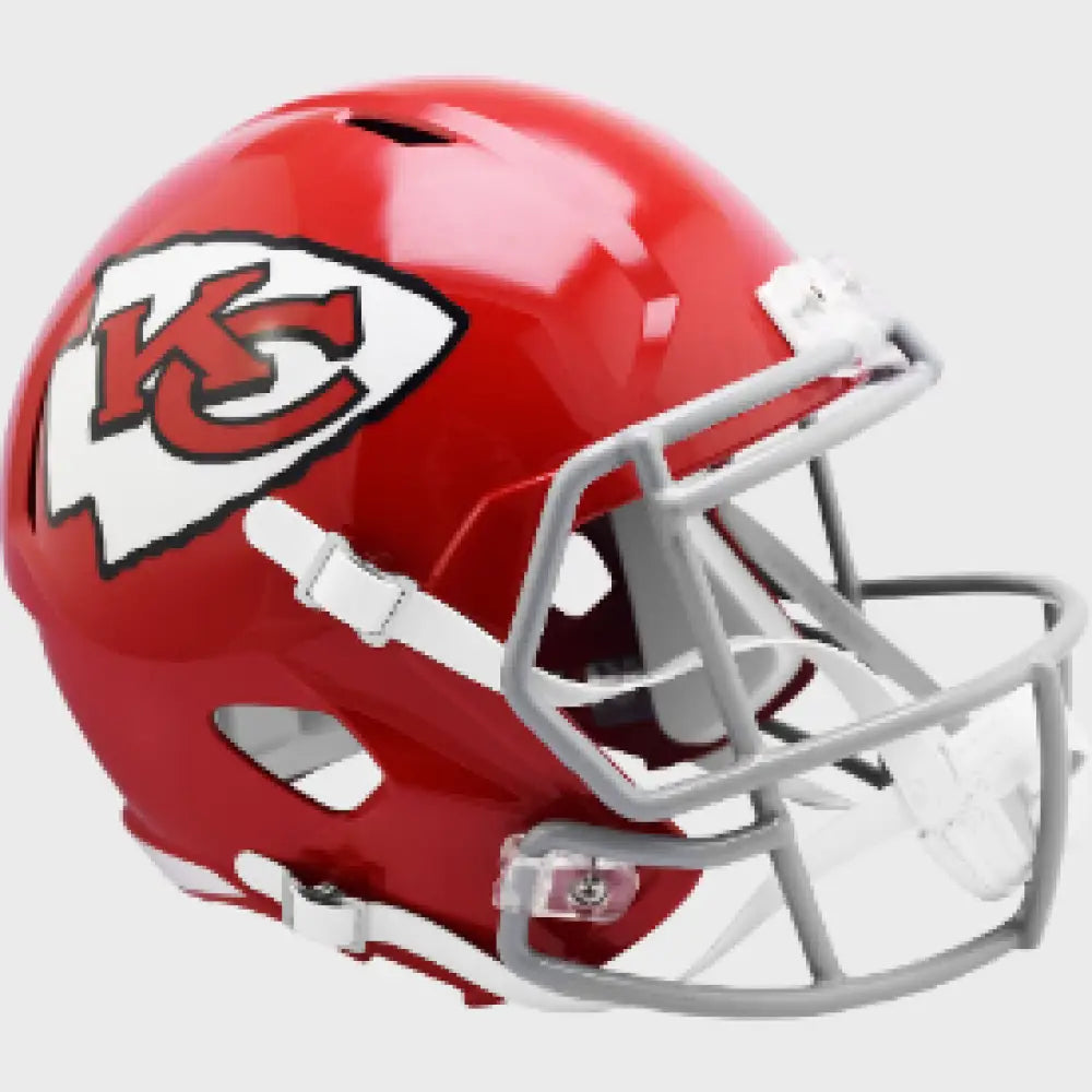 Kansas City Chiefs Full Size 1963 to 1973 Speed Replica Throwback Football Helmet - NFL