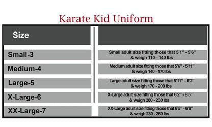Karate Kid Daniel Larusso Uniform Costume