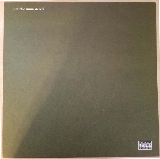 Kendrick Lamar Untitled Unmastered. Top Dawg Entertainment, Aftermath Entertainment, Interscope Records LP, Album  Vinyl Record