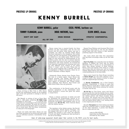 Kenny Burrell (Original Jazz Classics Series) (180g LP) Vinyl Record