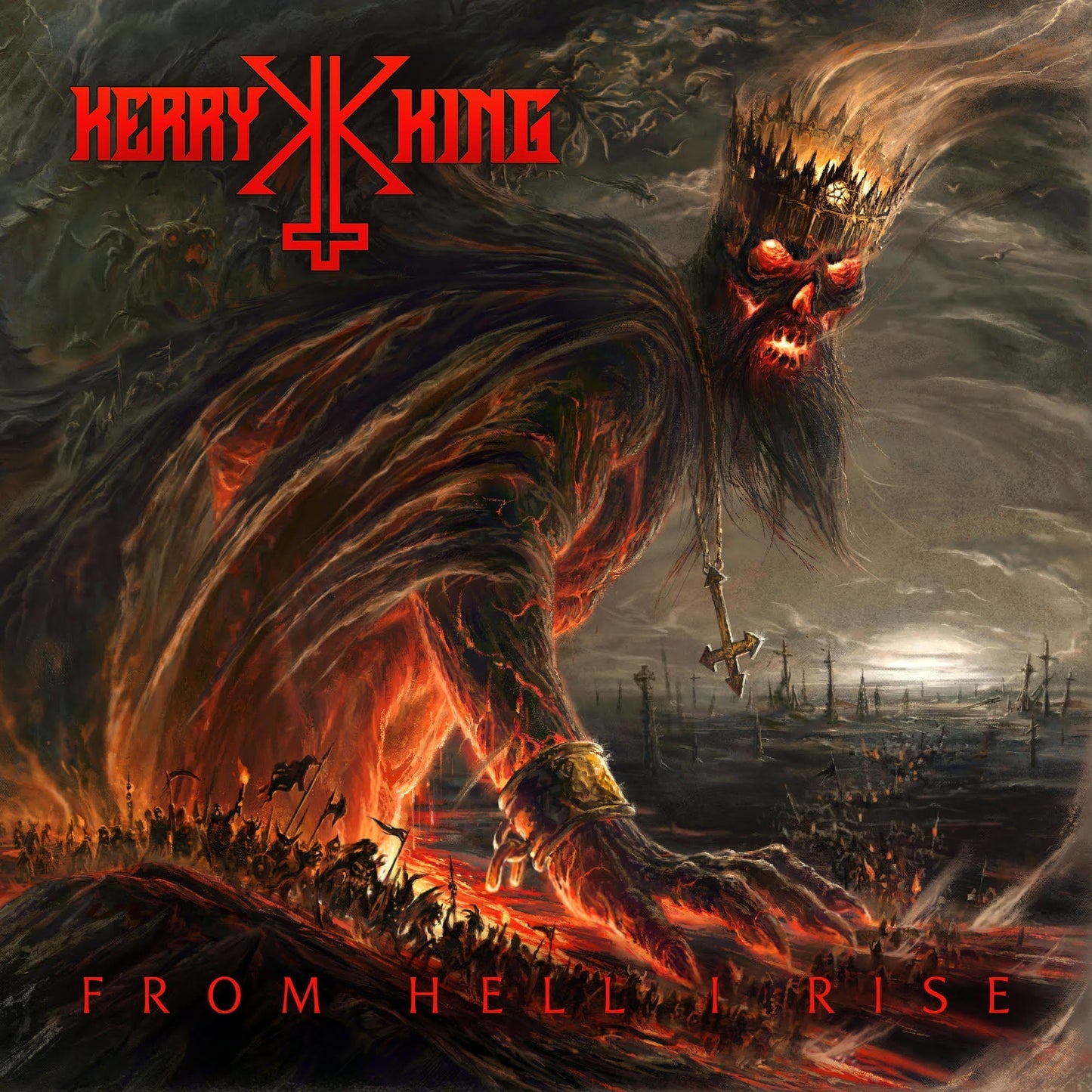 Kerry King - From Hell I Rise: Extended Deluxe Edition [Toxic Orange Marbled & Black] [2LP] [Vinyl] Vinyl Record
