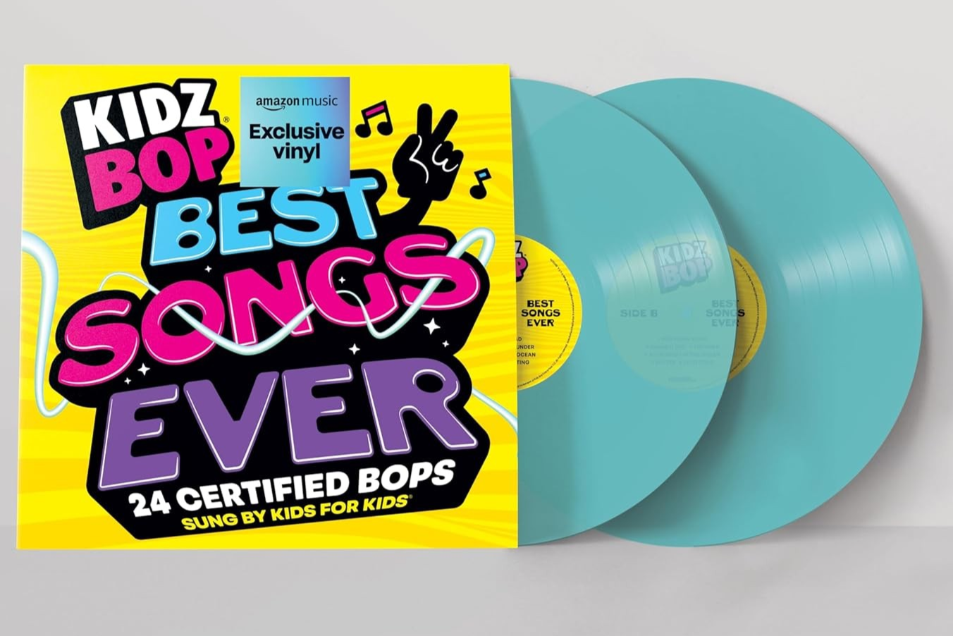 Kidz Bop: Best Songs Ever (Limited Edition, Amazon Exclusive, Translucent Blue Colored Vinyl) (2 Lp's) Vinyl Record