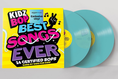 Kidz Bop: Best Songs Ever (Limited Edition, Amazon Exclusive, Translucent Blue Colored Vinyl) (2 Lp's) Vinyl Record