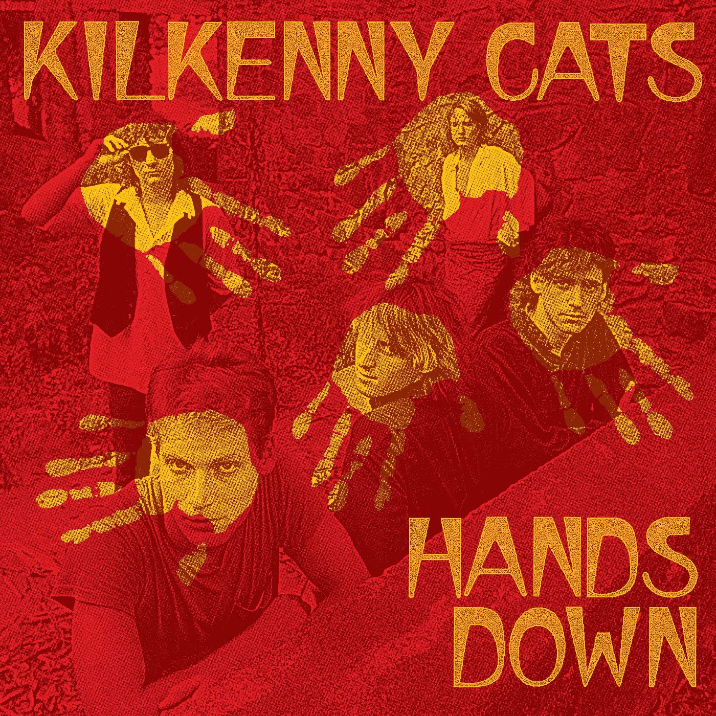 Kilkenny Cats - Hands Down [Remastered Edition] (CLEAR WITH PINK VINYL) Vinyl Record