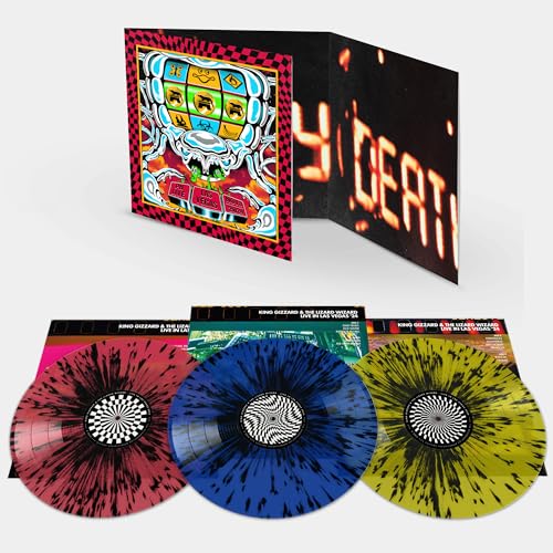 King Gizzard Live In Las Vegas '24 (Triple Gatefold) (Splatter Vinyl) [3Lp] Vinyl Record