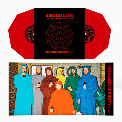 Nonagon Infinity Live (Indie Exclusive, Red Colored Vinyl, Limited Edition) (2 Lp's) Vinyl Record